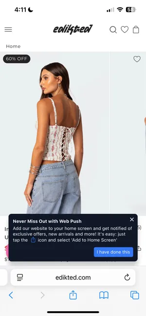 Corset Edikted Top thumbnail 2