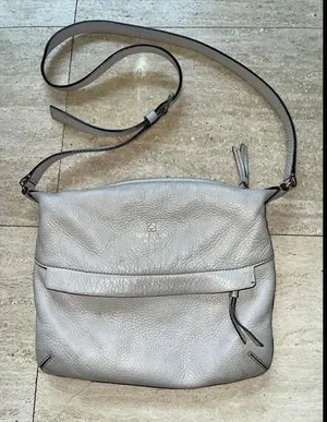 KATE SPADE Pebble‎ Leather Purse Crossbody Shoulder HandBag Beige Tan Ivory thumbnail 1