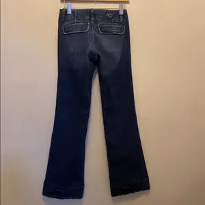 Lucky Brand Dark Blue Flare Jeans size 4 thumbnail 4
