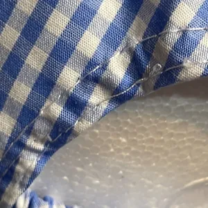 BP GINGHAM BOW CAP IN Baby BlueWHITE NWT NORDSTROM One Size thumbnail 7