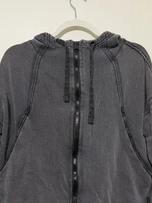 Free People Movement Only One Zip Up Hoodie Black XS Oversized thumbnail 4