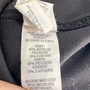 OFFLINE By Aerie The Hugger High Waisted Foldover Flare Legging Black XS thumbnail 8