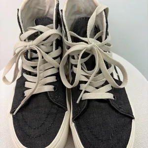 Vans Sk8-Women’s size 5 Hi Platform Black Embroidered High Top Sneakers(B76)✨✨ thumbnail 11