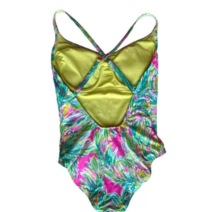 Lilly Pulitzer Azalea Multi-Color Shady Lady One Piece Swimsuit Size 4 thumbnail 3