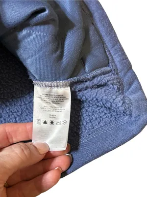 Columbia Asymmetric Sherpa Lined Fleece Jacket M Blue thumbnail 3