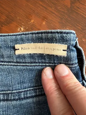 Pilcro embroidered jeans shorts 28 slim boyfriend thumbnail 10