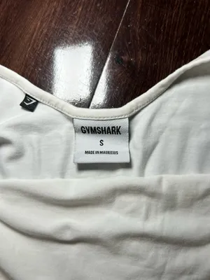 Gymshark Workout White Top Size Small thumbnail 5