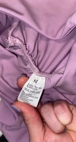 Amazon NWOT Purple Scrunch Butt Leggings thumbnail 8
