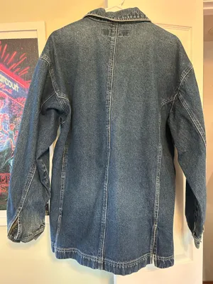 Vintage denim jacket Blue Size L thumbnail 5