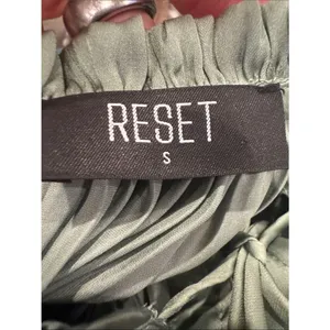 Reset by Jane Kianna Long Short Sleeve Ruffle Dress sage green S thumbnail 5