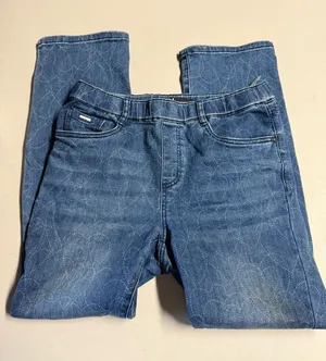 French Dressing Jeans FDJ Heart Embroidered Denim Jeans Size 6 EUC thumbnail 1