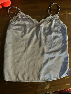 Abercrombie Green Silk / Satin Top thumbnail 1