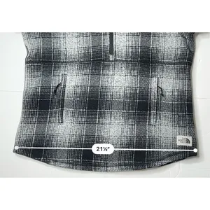 The North‎ Face Crescent Hooded Pullover Buffalo Plaid Hike Camp LATHE Gorpcore thumbnail 8