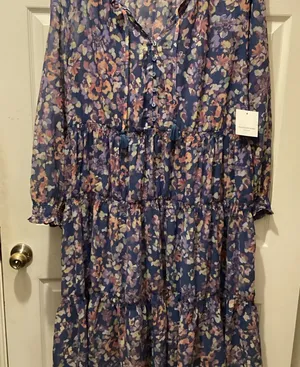 beachlunchlounge Multicolor Floral Dress thumbnail 1