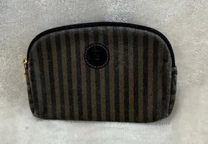 Fendi Vintage Pequin Stripe Pouch thumbnail 1