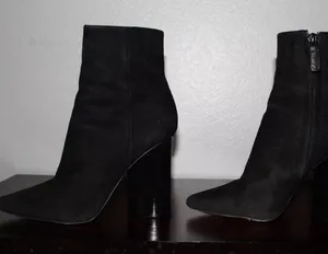 Mercedes Castillo Edie Women's Black Suede Leather Booties Size 5.5 thumbnail 5