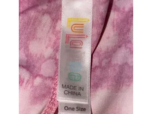 LuLaRoe One Size Pink Tie Dye Leggings thumbnail 5