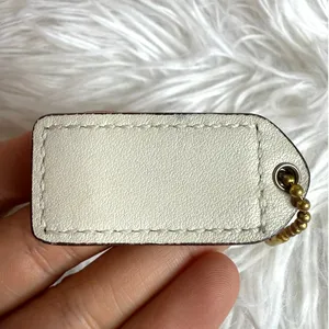 1.5" y2k COACH Fob Bag Charm Hang tag Hangtag thumbnail 2