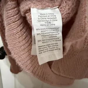 J. CREW mock neck cable knit sweater size medium pink alpaca blend‎ thumbnail 7