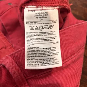 Gap 1969 True Skinny Jeans Women's 28 Red Stretch Denim Skinny‎ Fit thumbnail 5