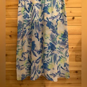 NWT Eliza J Size 10 Floral Long Sleeve Ruffled Hi Low Maxi Dress Party Wedding thumbnail 8