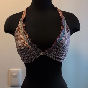 Mossimo. Bikini Top • Size Large • Boho Print Multi-Color Tribal Swim Top thumbnail 3