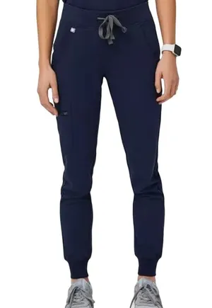 Figs Zamora Jogger Scrub Pants 29" FIONx Pockets Cargo Drawstring Navy Medium thumbnail 1