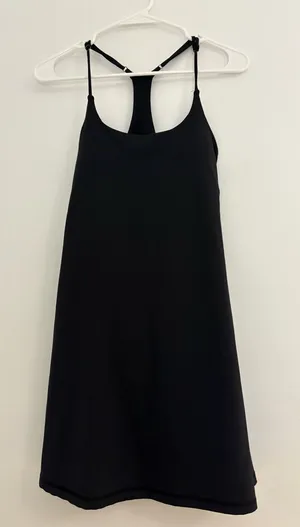 Zella Black Racerback Workout Dress Size XS thumbnail 1