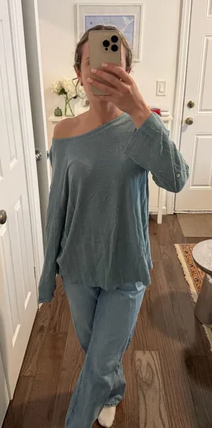 Adrienne Vittadini Linen sweater Nordstrom thumbnail 3