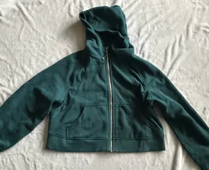 Lululemon Scuba Oversized Full-Zip Hoodie Storm Teal / Gold thumbnail 9
