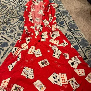 Collectif London Liza Cat Croupier Red Swing Dress (Size 2)‎ thumbnail 4