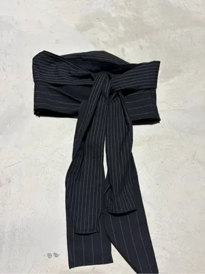Zara NWT pinstripe crop top XS MSRP$40 thumbnail 2