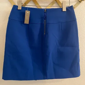 NWT J Crew Crossover A Line Wrap Skirt Blue 2 thumbnail 4
