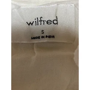 Aritzia Wilfred Sidonie White Cream Flutter Sleeve Tiered Mini Babydoll Dress S thumbnail 4