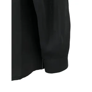 New Jouer black chiffon long sleeve shirt with gold embroidery Sz 6‎ - flawed thumbnail 5
