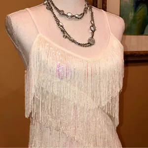 🆕 1920s Sequin and Fringe Flapper Party Mini Dress thumbnail 5