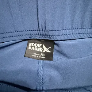 Eddie Bauer Departure Wide-Leg Pants Blue Petite XL UPF 50+ Moisture Wicking thumbnail 6