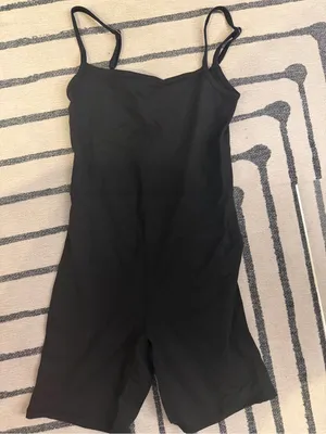 NWOT Everyday Slim Fit Black Exercise Romper thumbnail 3