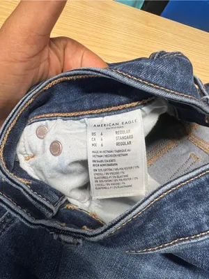 American Eagle Outfitters High-Rise‎ Flare Jeans - Medium Blue thumbnail 10