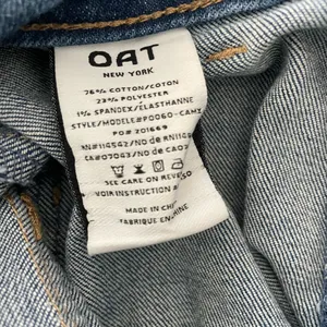 Oat High Rise Cargo Blue Jeans thumbnail 5