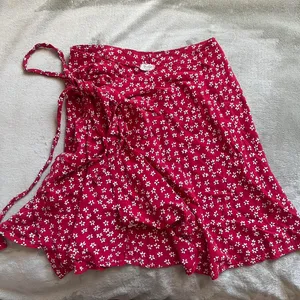 Brandy Melville Red Wrap Skirt thumbnail 1