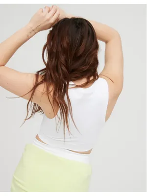 OFFLINE By Aerie Seamless Macrame Longline Sports Bra Women’s Size XL thumbnail 5