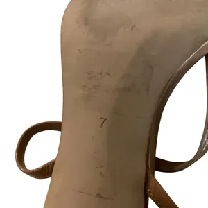 Jeffrey Campbell beige patent leather slingback heels sandals ankle strap sz 7 thumbnail 9