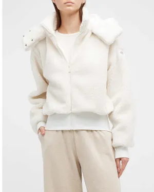 Alo Foxy Sherpa Jacket Ivory S thumbnail 10