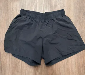 Gymshark‎ Womens Black Running Athletic Shorts Size L Zipper Pocket Sporty 3117 thumbnail 1