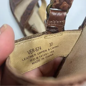 Alegria‎ Verona sandals embossed leather size 37 thumbnail 7