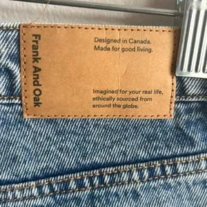 Frank And Oak Stevie Denim High Waist Minimalist Shorts Size 25 NWT thumbnail 7