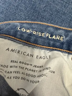 American Eagle Low Rise Flare Size 4 Short thumbnail 3