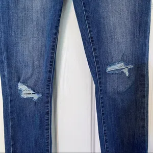 Juicy Couture jeans mid-rise frayed hem size 2 thumbnail 13