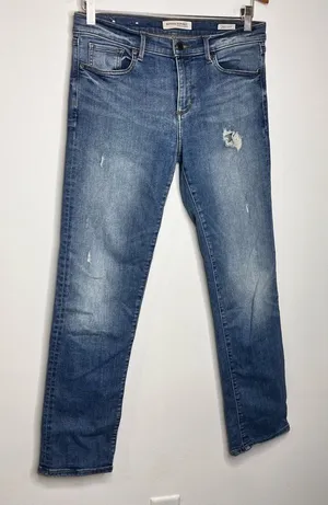 Banana Republic distressed straight Jeans‎ size 28 thumbnail 1
